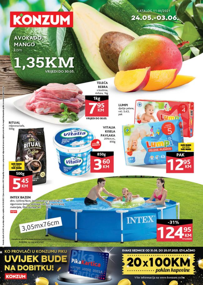 Konzum: Akcijski katalog od 25.05. do 03.06.2021.