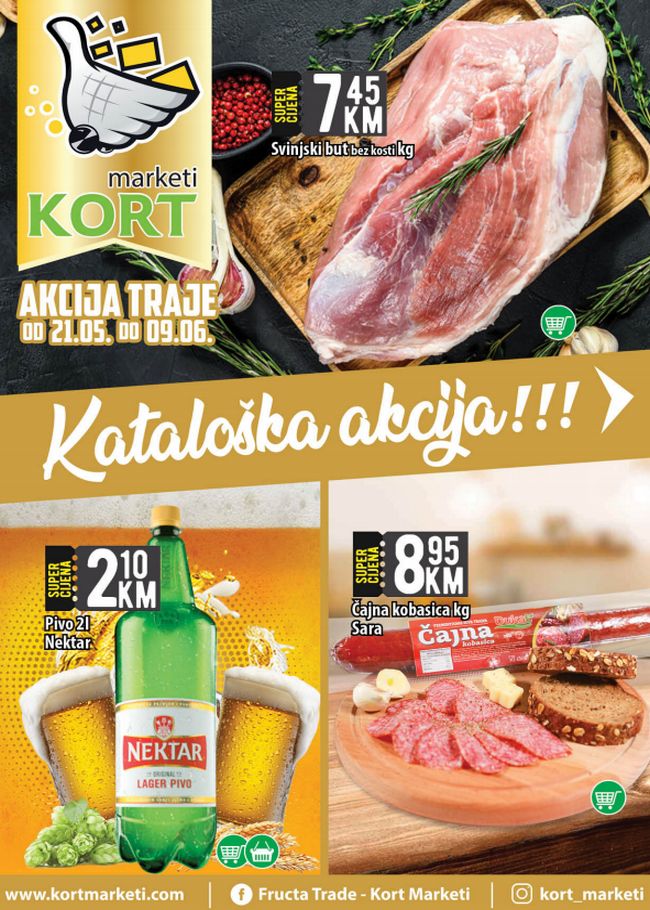 Kort marketi: Akcijski katalog od 21.05. do 09.06.2021.