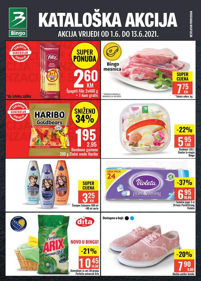 Bingo: Akcijski katalog od 01. do 13.06.2021.