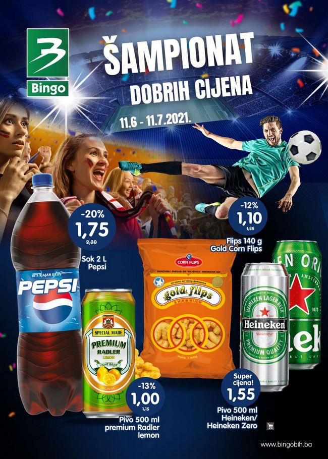 Bingo: Šampionat dobrih cijena od 11.06. do 11.07.2021.