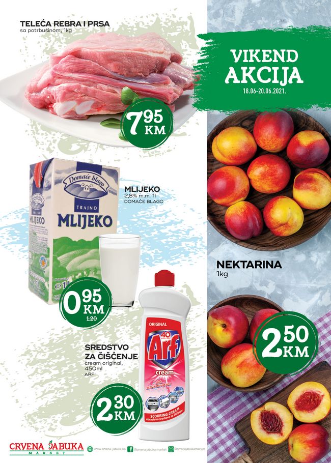 Crvena jabuka: Vikend akcija od 18. do 20.06.2021.
