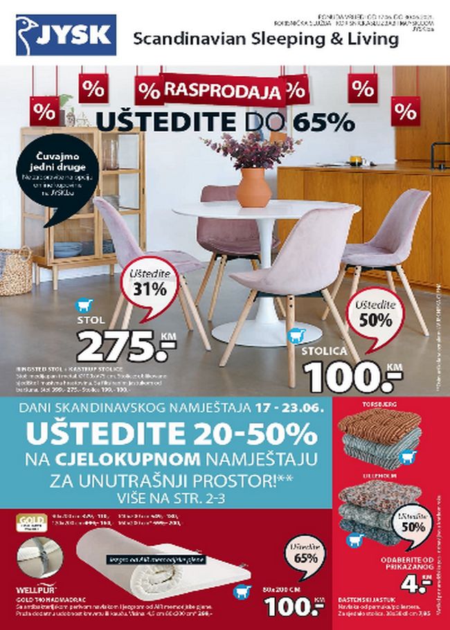 Jysk-170621 Jysk: Akcijski katalog od 17. do 30.06.2021.