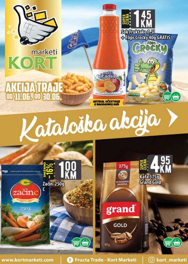 Kort marketi: Akcijski katalog od 11. do 30.06.2021.