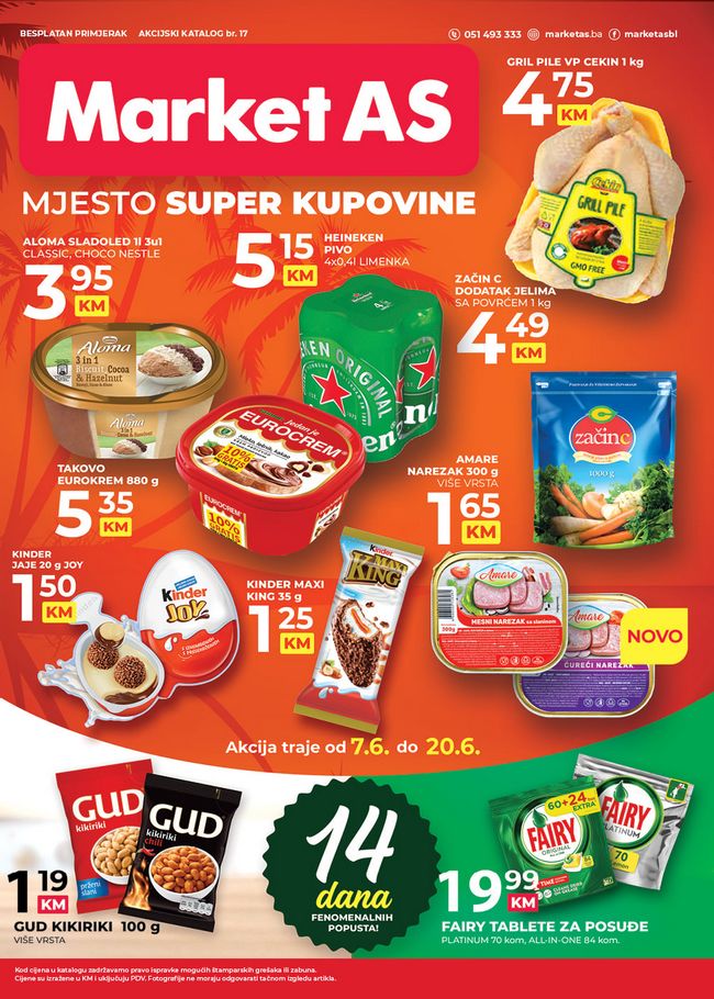 Market AS: Akcijski katalog od 07. do 20.06.2021.