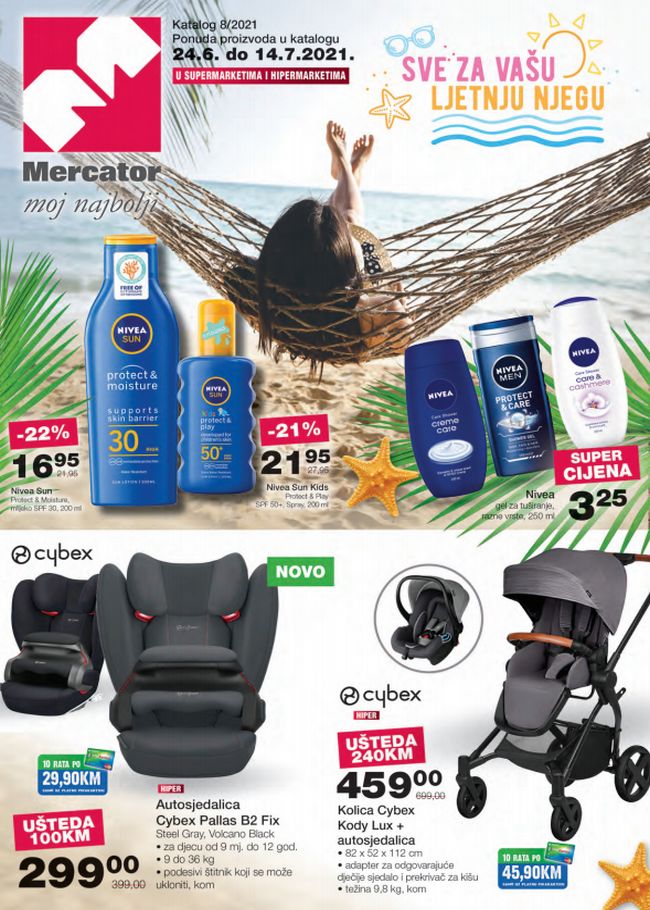 Mercator: Akcijski katalog od 24.06. do 14.07.2021.