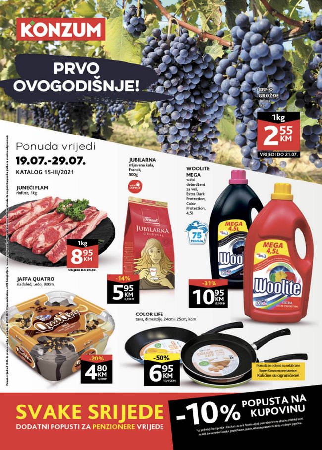 Konzum: Akcijski katalog od 19. do 29.07.2021.