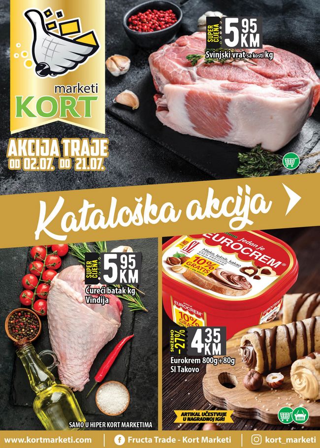 Kort marketi: Akcijski katalog od 02. do 21.07.2021.