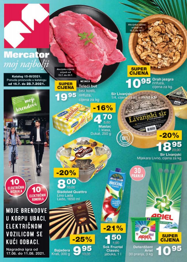 Mercator: Akcijski katalog od 15. do 28.07.2021.