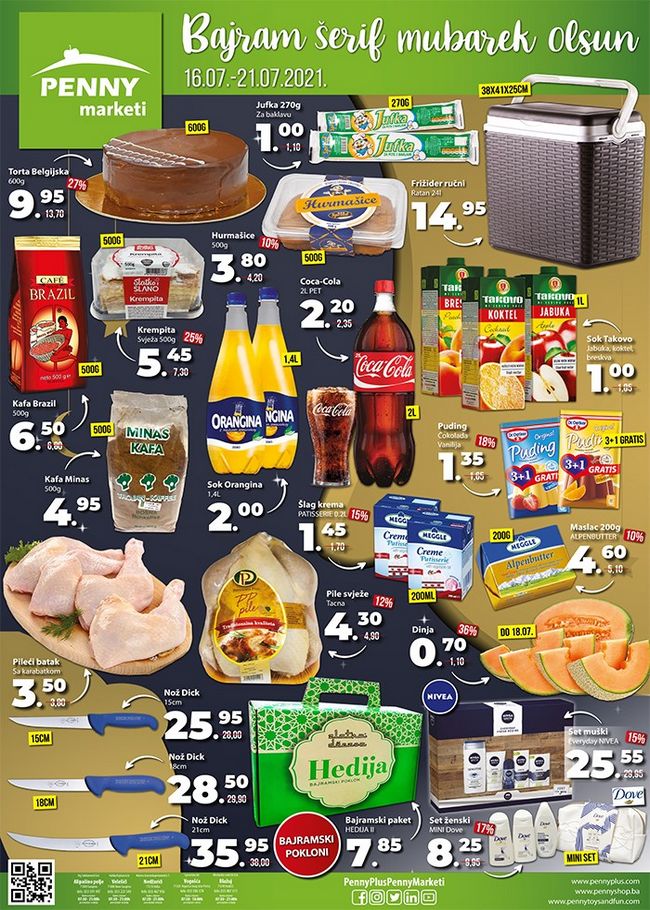 Penny marketi: Vikend akcija od 16. do 21.07.2021.