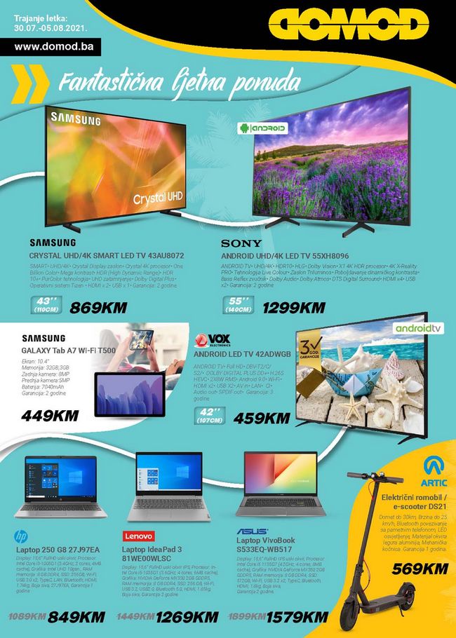 Domod: Akcijski katalog od 30.07. do 05.08.2021.