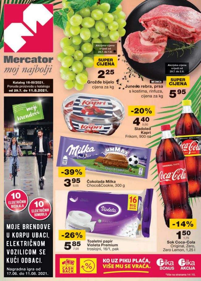 Mercator: Akcijski katalog od 29.07. do 11.08.2021.
