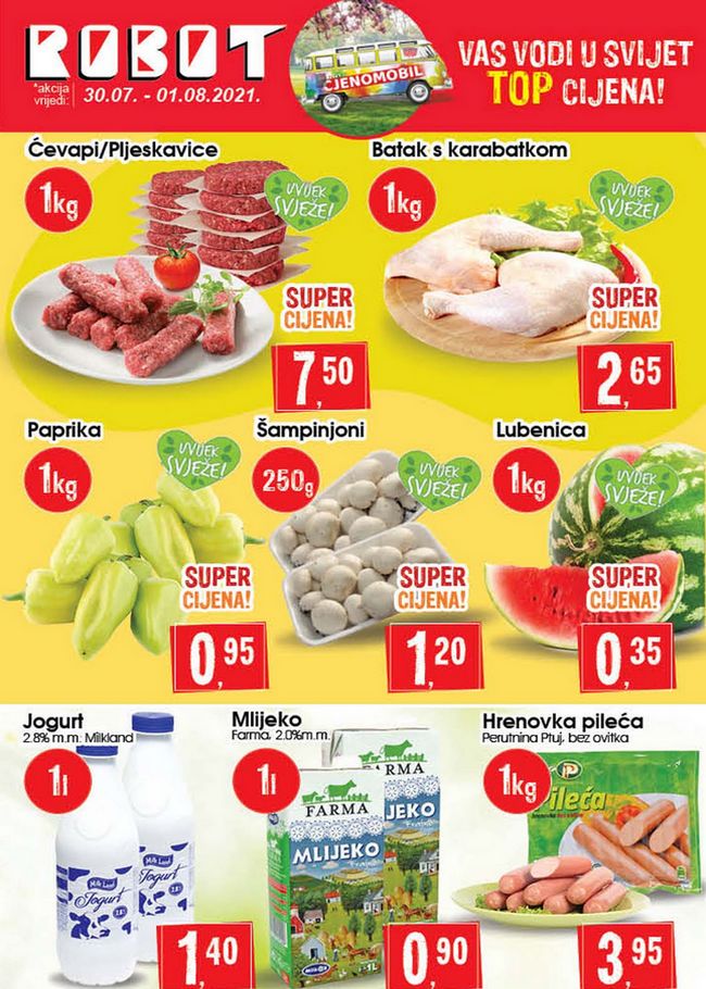 Robot: Vikend akcija od 30.07. do 01.08.2021.
