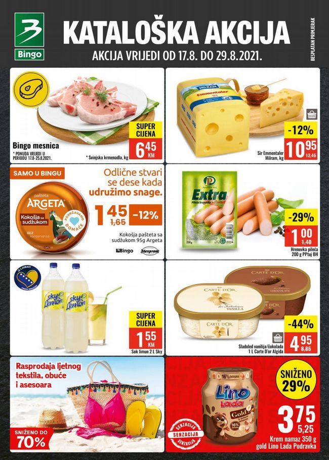 Bingo: Akcijski katalog od 17. do 29.08.2021.