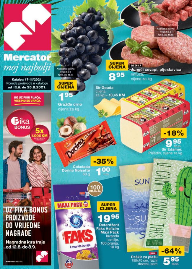 Mercator: Akcijski katalog od 12. do 25.08.2021.