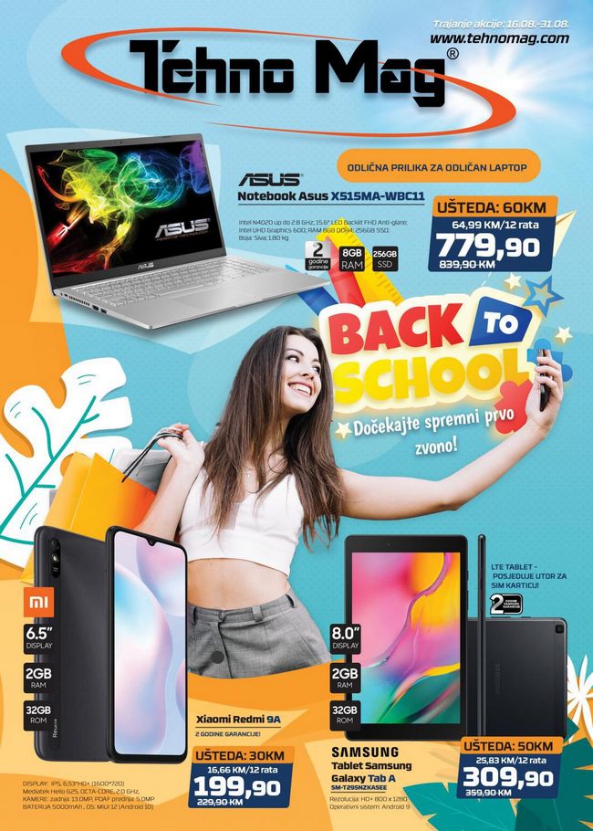 Tehno Mag: Akcijski katalog od 16. do 31.08.2021.