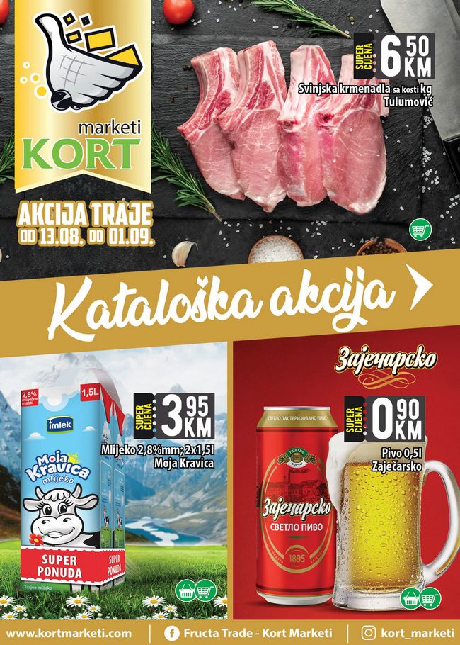 kort-130821 Kort marketi: Akcijski katalog od 13.08. do 01.09.2021.