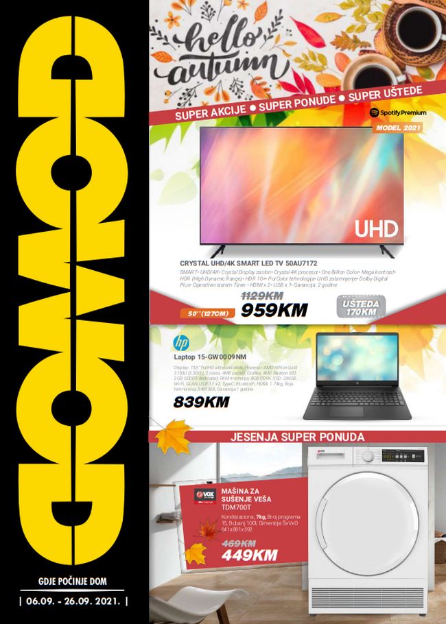 Domod: Akcijski katalog od 06. do 26.09.2021.