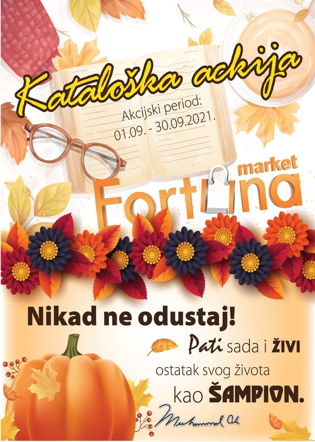 Fortuna marketi: Akcijski katalog od 01. do 30.09.2021.