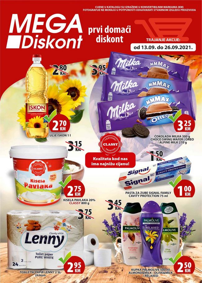 Mega diskont: Akcijski katalog od 13. do 26.09.2021.