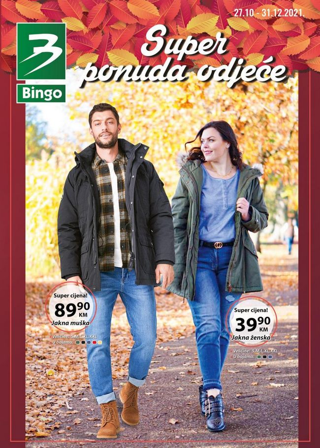 Bingo: Super ponuda odjeće od 27.10. do 31.12.2021.