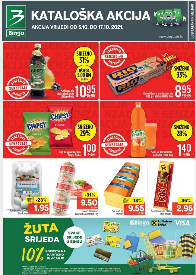 Bingo: Akcijski katalog za RS od 05. do 17.10.2021.