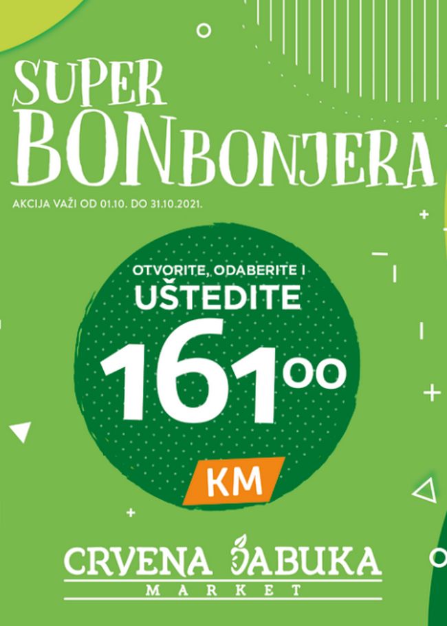 CJ-01102021 Crvena jabuka: Super bonbonjera od 01. do 31.10.2021.