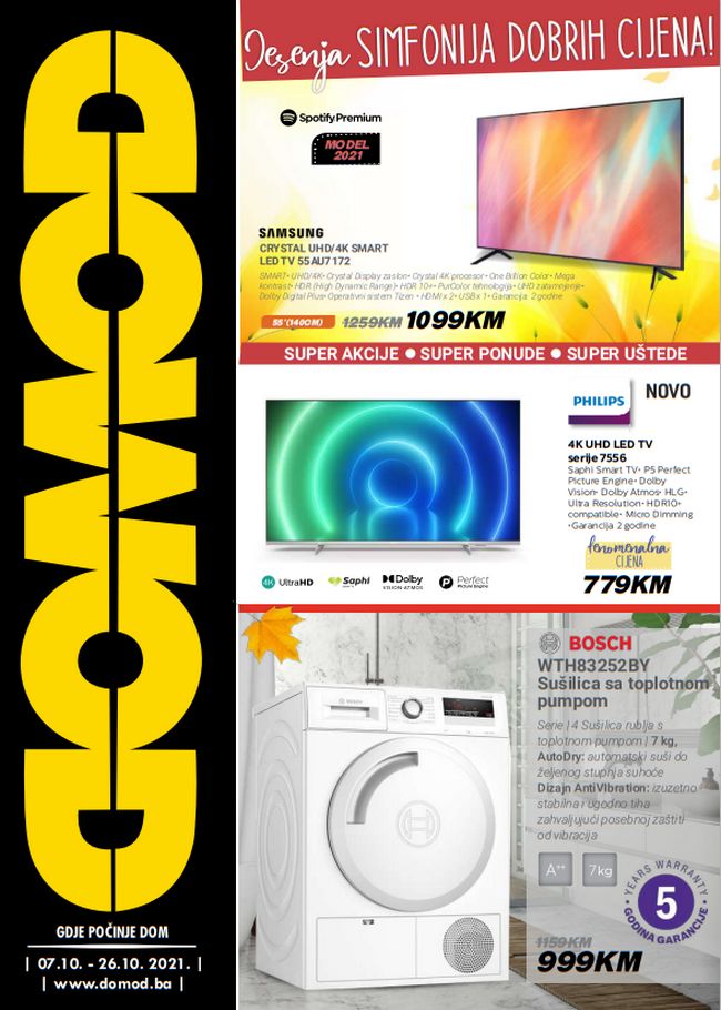 Domod: Akcijski katalog od 07. do 26.10.2021.