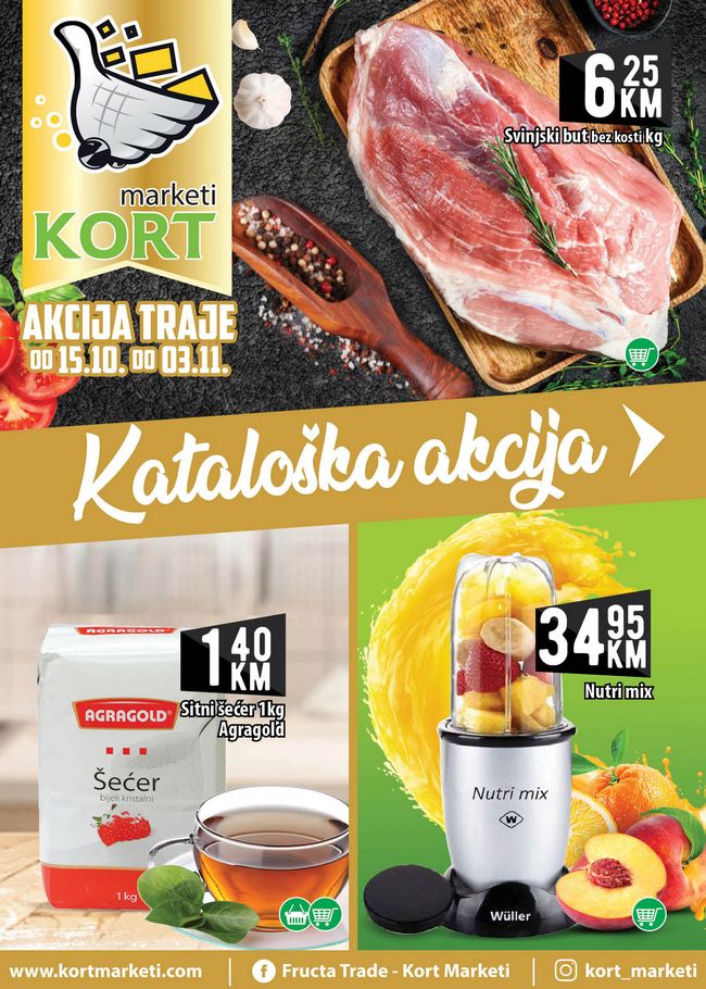 Kort marketi: Akcijski katalog od 15.10. do 03.11.2021.