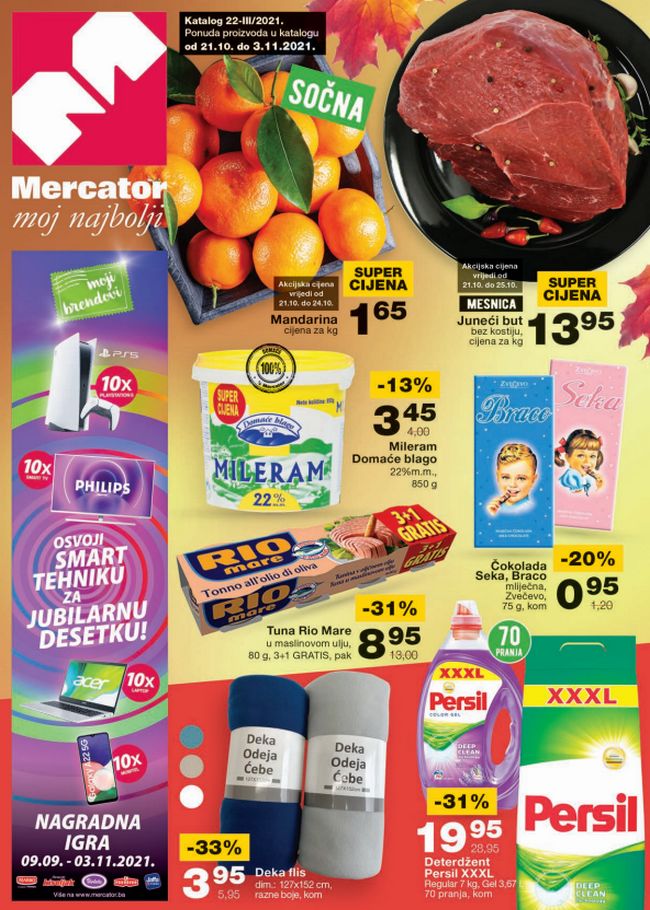 Mercator: Akcijski katalog od 21.10. do 03.11.2021.