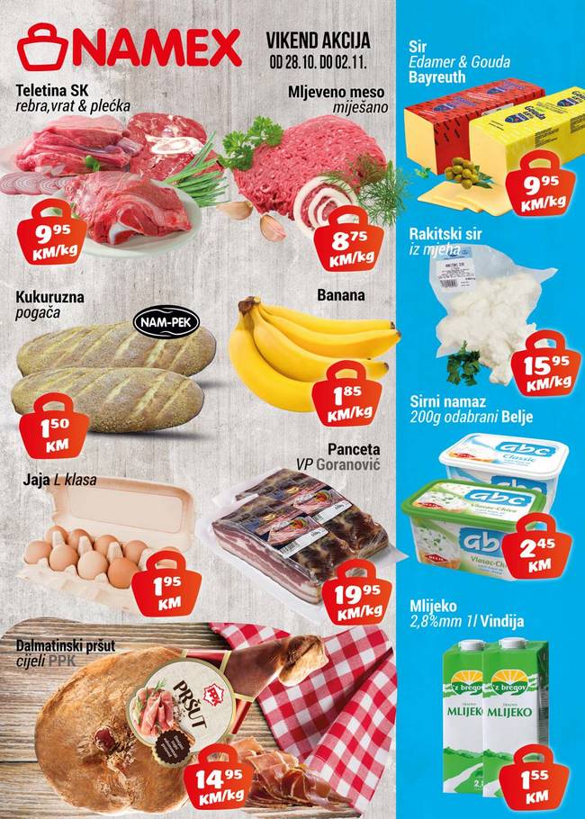 Namex: Vikend akcija od 28.10. do 02.11.2021.