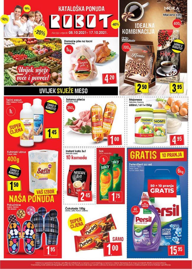 Robot: Akcijski katalog od 08. do 17.10.2021.
