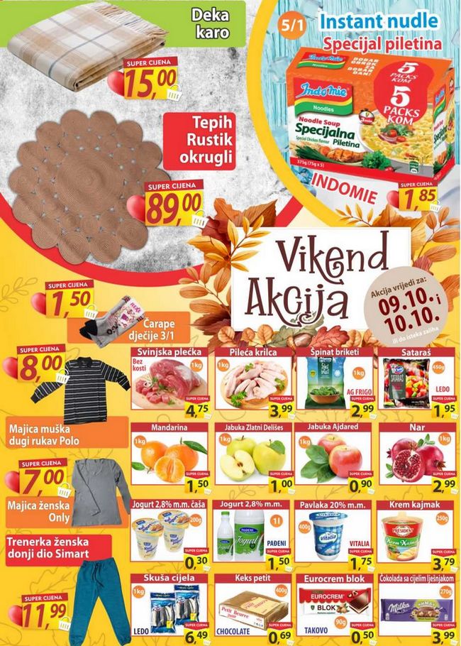 fortuna-091021m Fortuna marketi: Vikend akcija od 09. do 10.10.2021.