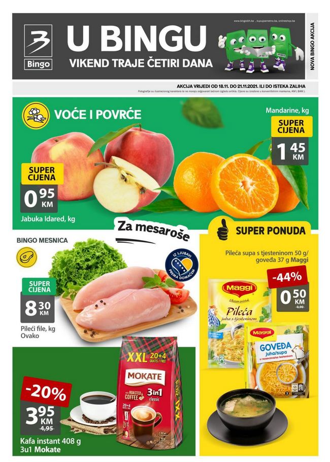 Bingo-181121-fbih Bingo: Vikend akcija za FBiH od 18. do 21.11.2021.