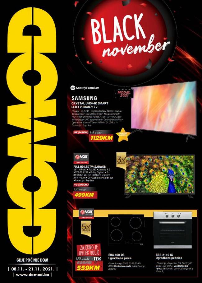 Domod: Akcijski katalog od 08. do 21.11.2021.