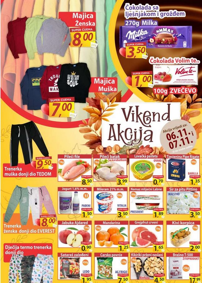 Fortuna-061121m Fortuna marketi: Vikend akcija od 06. do 07.11.2021.