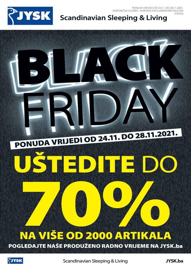 Jysk-241121 Jysk: Black friday od 24. do 28.11.2021.
