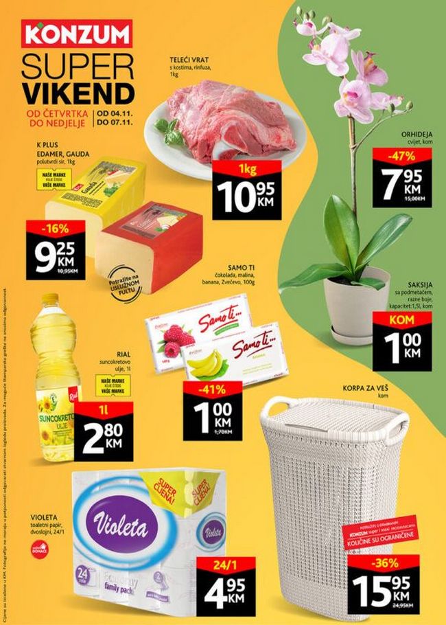 Konzum-041121 Konzum: Vikend akcija od 07. do 07.11.2021.