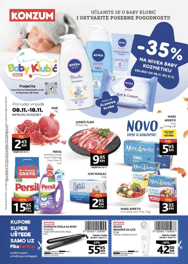 Konzum: Akcijski katalog od 08. do 18.11.2021.