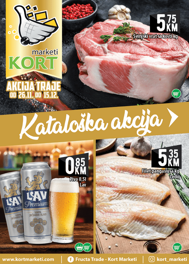 Kort marketi: Kataloška akcija od 26.11. do 15.12.2021.