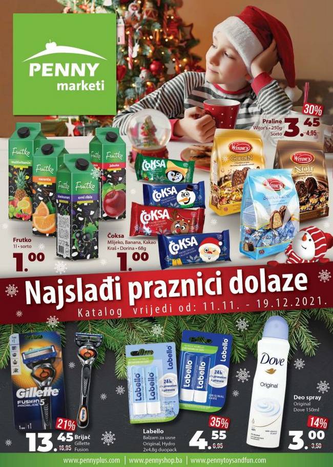 Penny marketi: Najslađi praznici dolaze od 11. do 19.12.2021.
