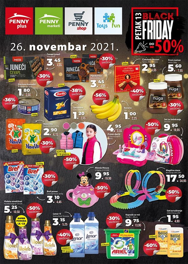 Penny: Black friday 26.11.2021.