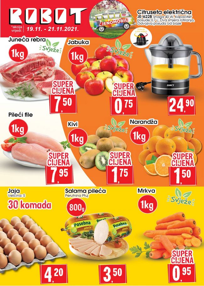Robot: Vikend akcija od 19. do 21.11.2021.