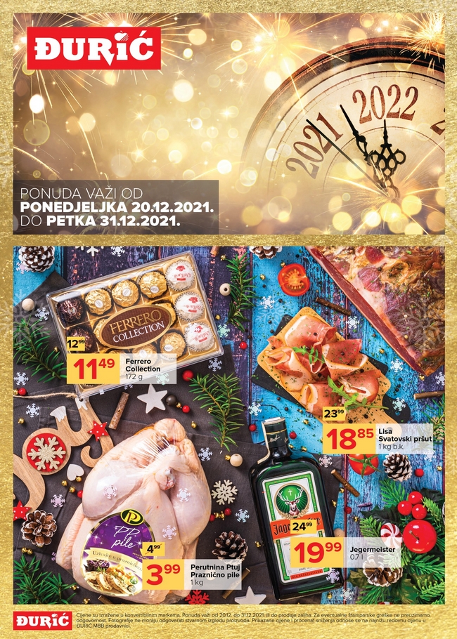 Đuric MBB: Akcijski katalog od 20 do 31.12.2021