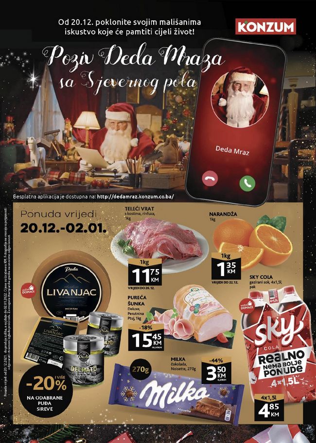 Konzum: Redovni katalog od 20.12.2021. do 02.01.2022.