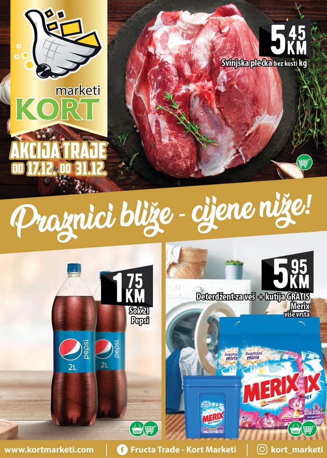 Kort marketi: Akcijski katalog od 17. do 31.12.2021.