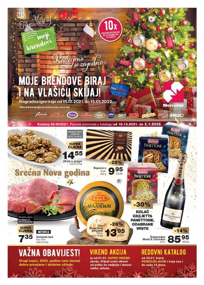 Mercator: Akcijski katalog od 16.12.2021. do 02.01.2022.
