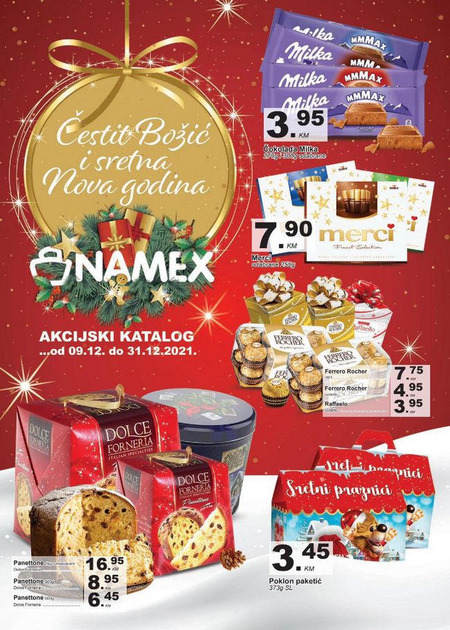 Namex: Akcijski katalog od 9.12. do 31.12.2021.