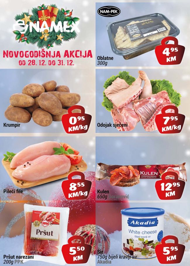 Namex: Novogodišnja akcija od 28. do 31.12.2021.