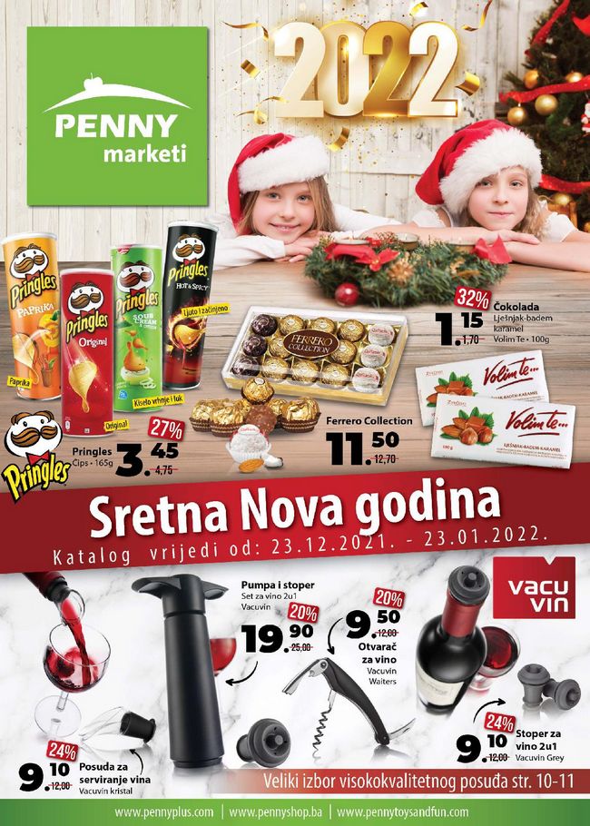 Penny marketi: Akcijski katalog od 23.12.2021. do 23.01.2022.