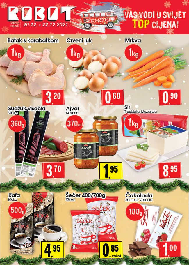Robot: Super akcija za početak sedmice! od 20. do 22.12.2021.